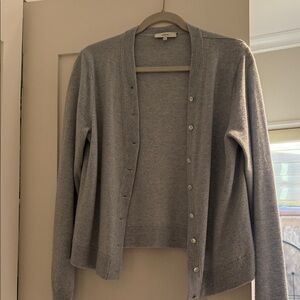 Vince Button-Up Cashmere Cardigan